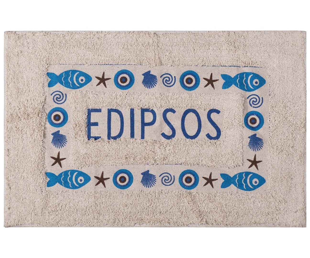 Πατάκι μάτι EDIPSOS (50cm x 80cm) μπλέ