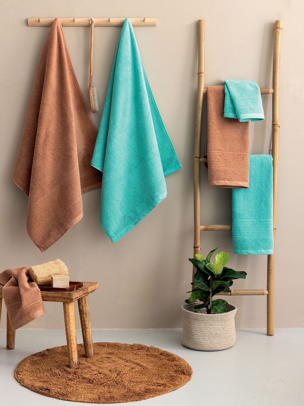 Σετ Πετσετες Towels Collection ROKE AQUA
