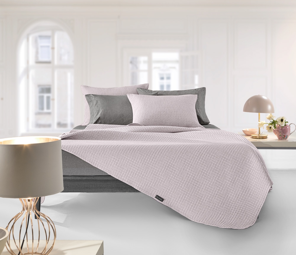 Σετ 2τμχ Κουβερλί Idol Sepia 