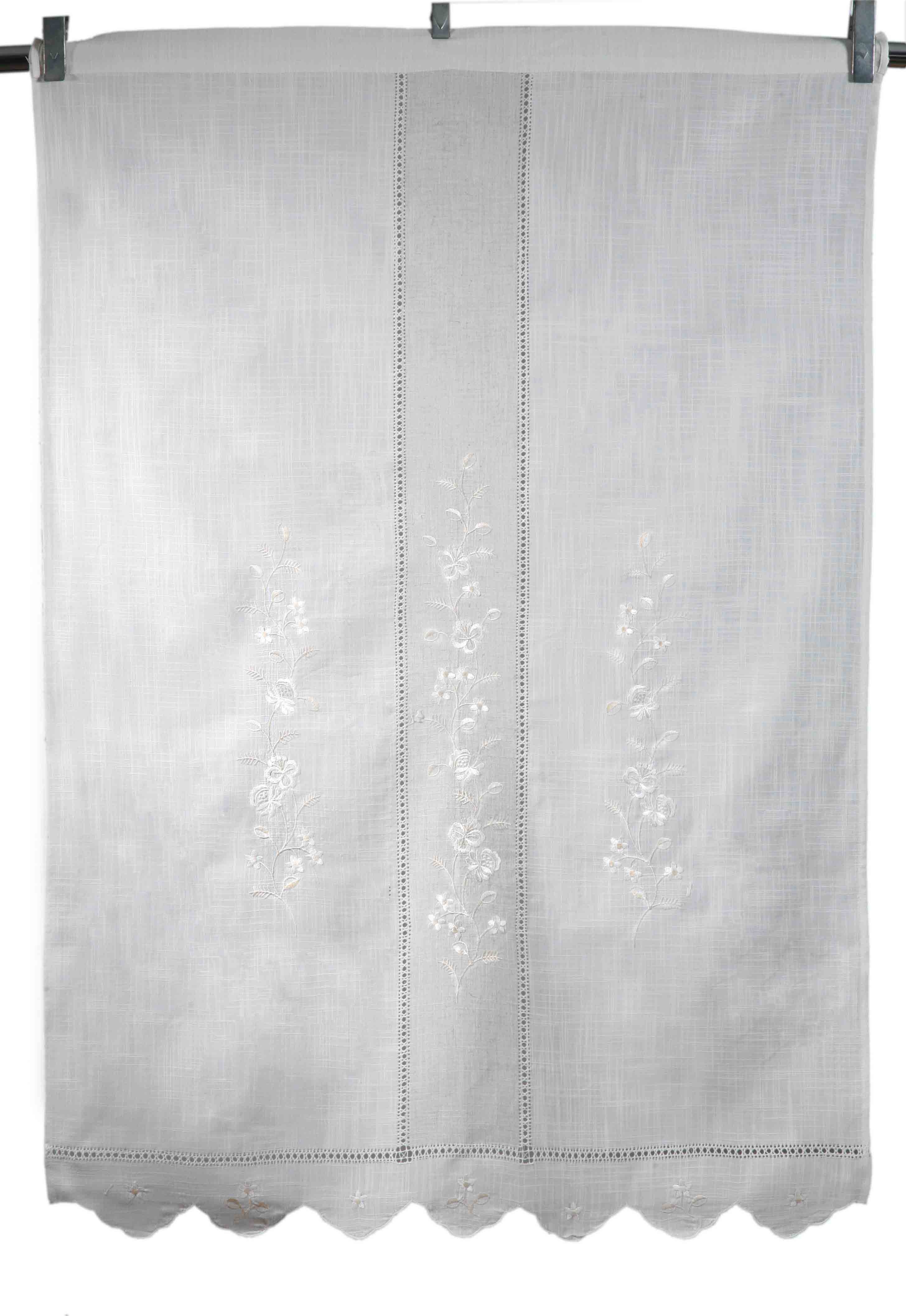 κουρτίνα 466 (200cm x 270cm) ivory/άμμου με τούνελ