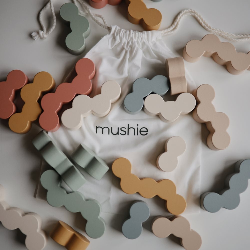 Ξύλινα Μπλοκ Στοίβαξης - Mushie