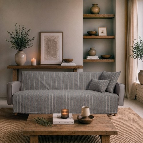 Ριχτάρι Macon 11 Charcoal Grey - Τριθέσιο 180x300cm