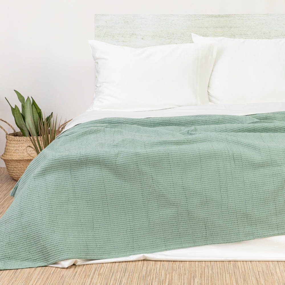 Κουβέρτα Πικέ Waffle Μονή – 80% Βαμβάκι 20% Viscose