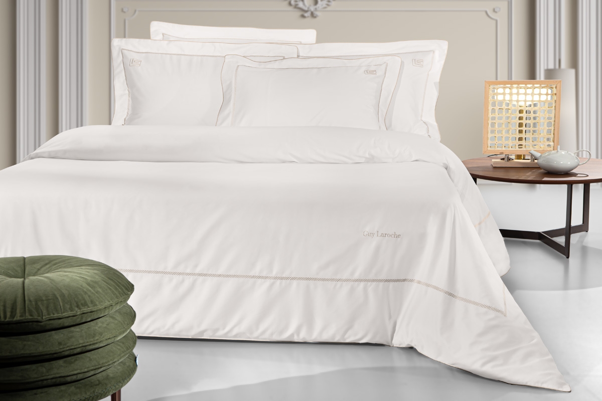 Σετ 4τμχ. Σεντόνια Elite Ivory/Beige 