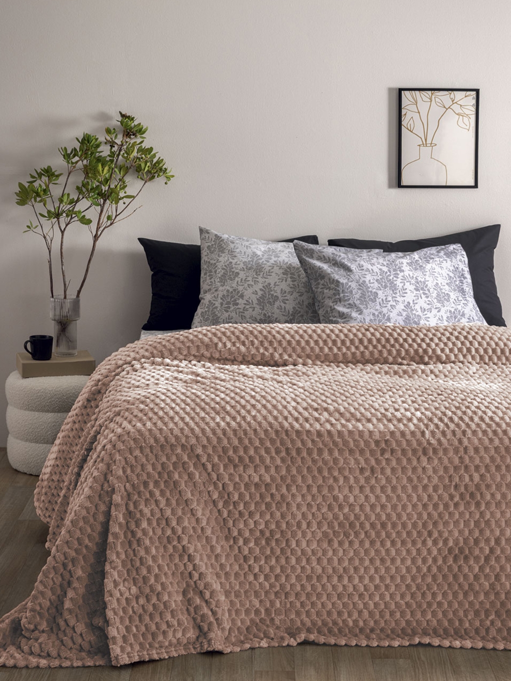 Κουβέρτα Fleece 220x240 ASTER BEIGE