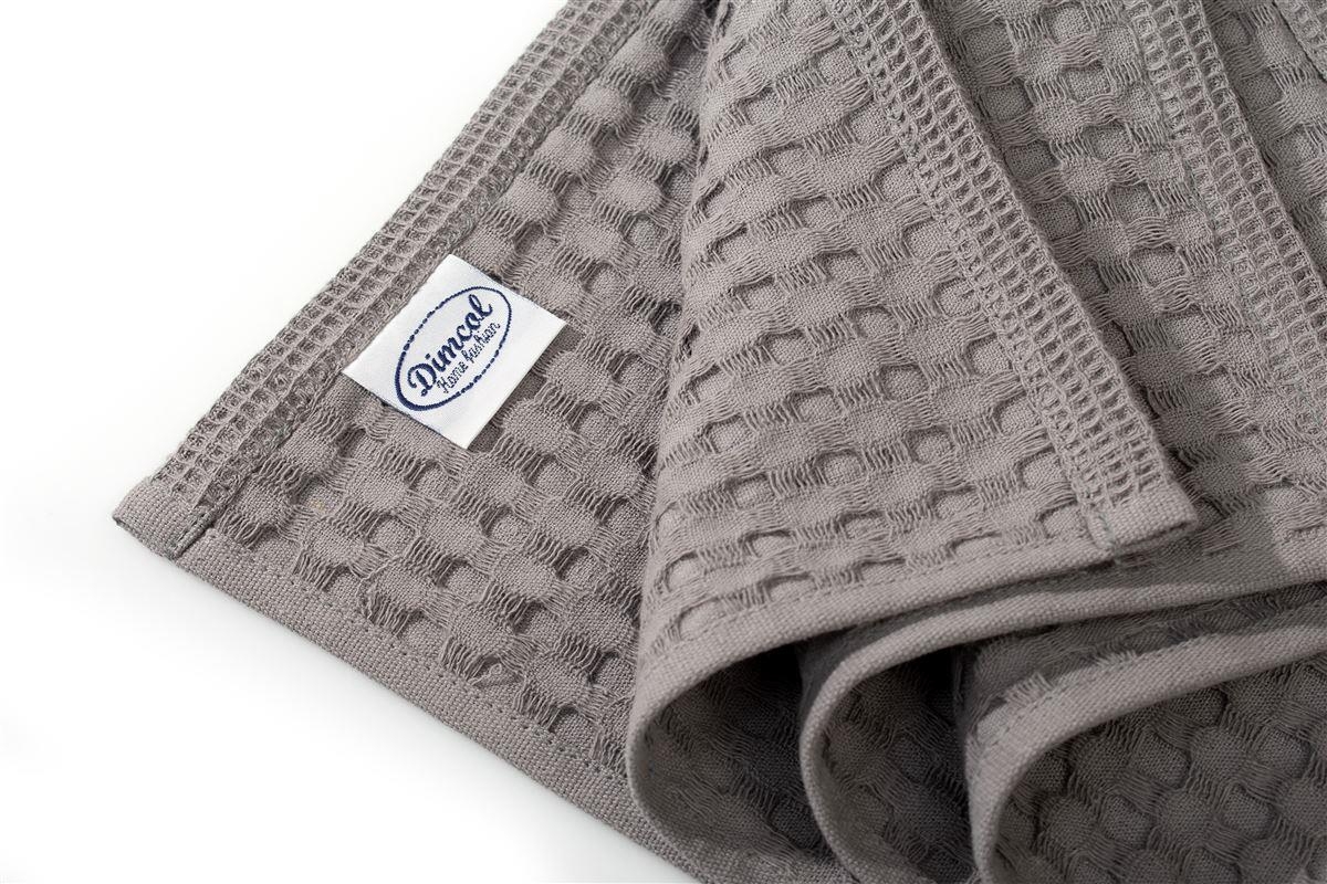 Ποτηρόπανο Πικέ 325 gr/m² Solid 50X70 Grey 100% Cotton