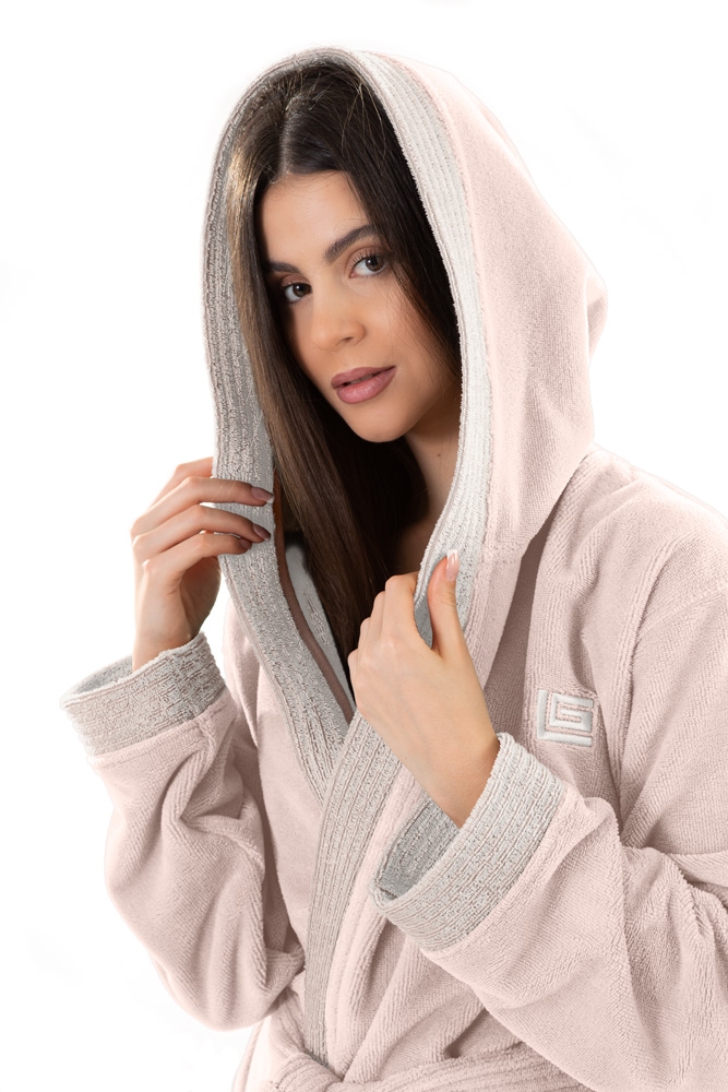 Μπουρνούζι Monogram Pudra 