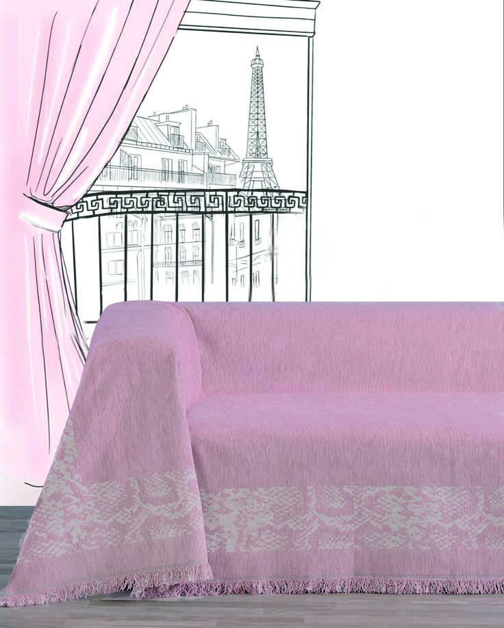 AMAZON2 ΔΙΘΕΣΙΟ ΡΙΧΤΑΡΙ D.PINK 180Χ250CM 100% CHENILLE