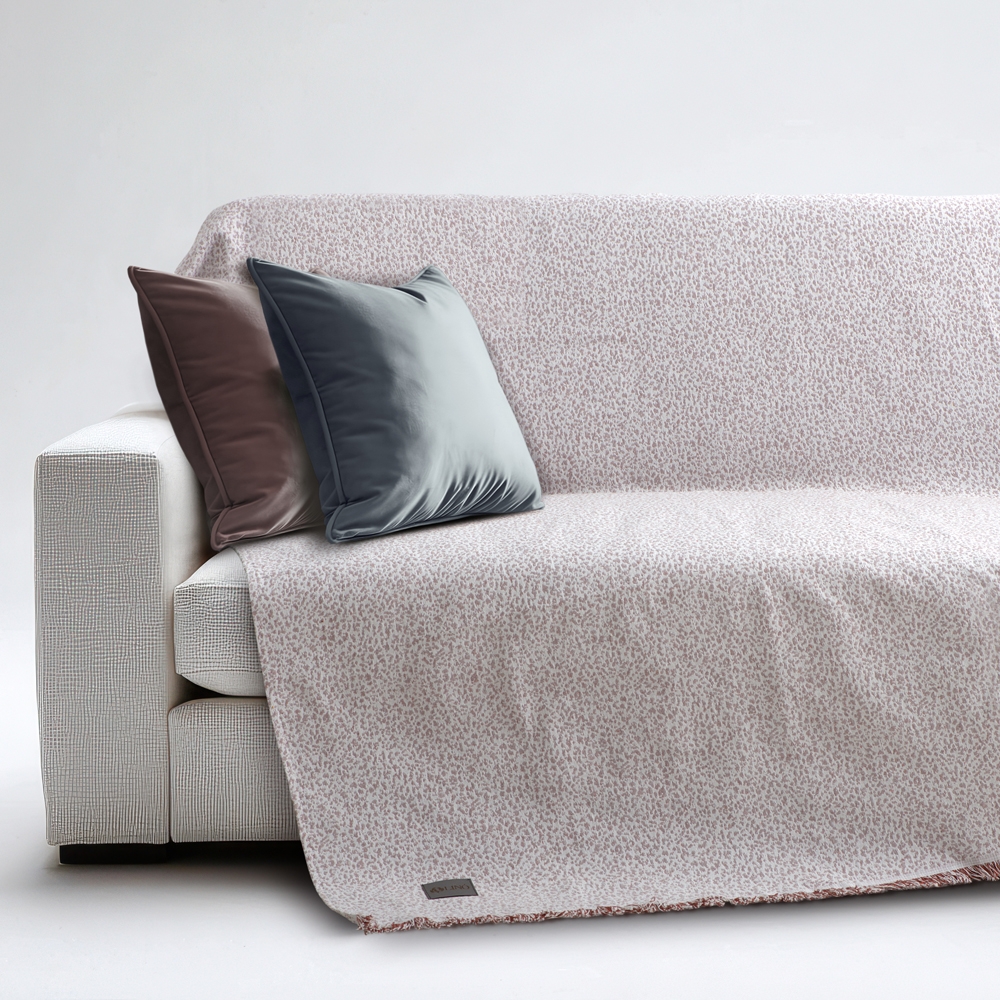 LINO Ριχτάρι Πολυθρόνας (180x180) Avorio Κεραμιδί