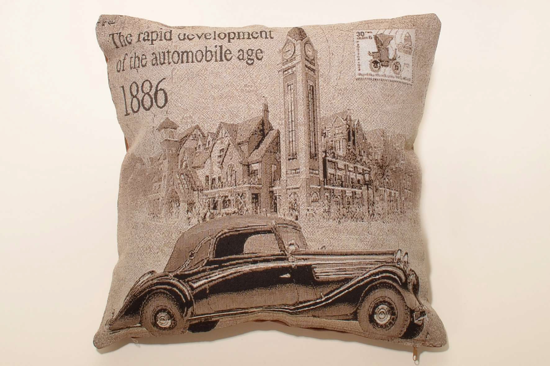 ΜΑΞΙΛΑΡΟΘΗΚΗ (45cm x 45cm) CARS BROWN