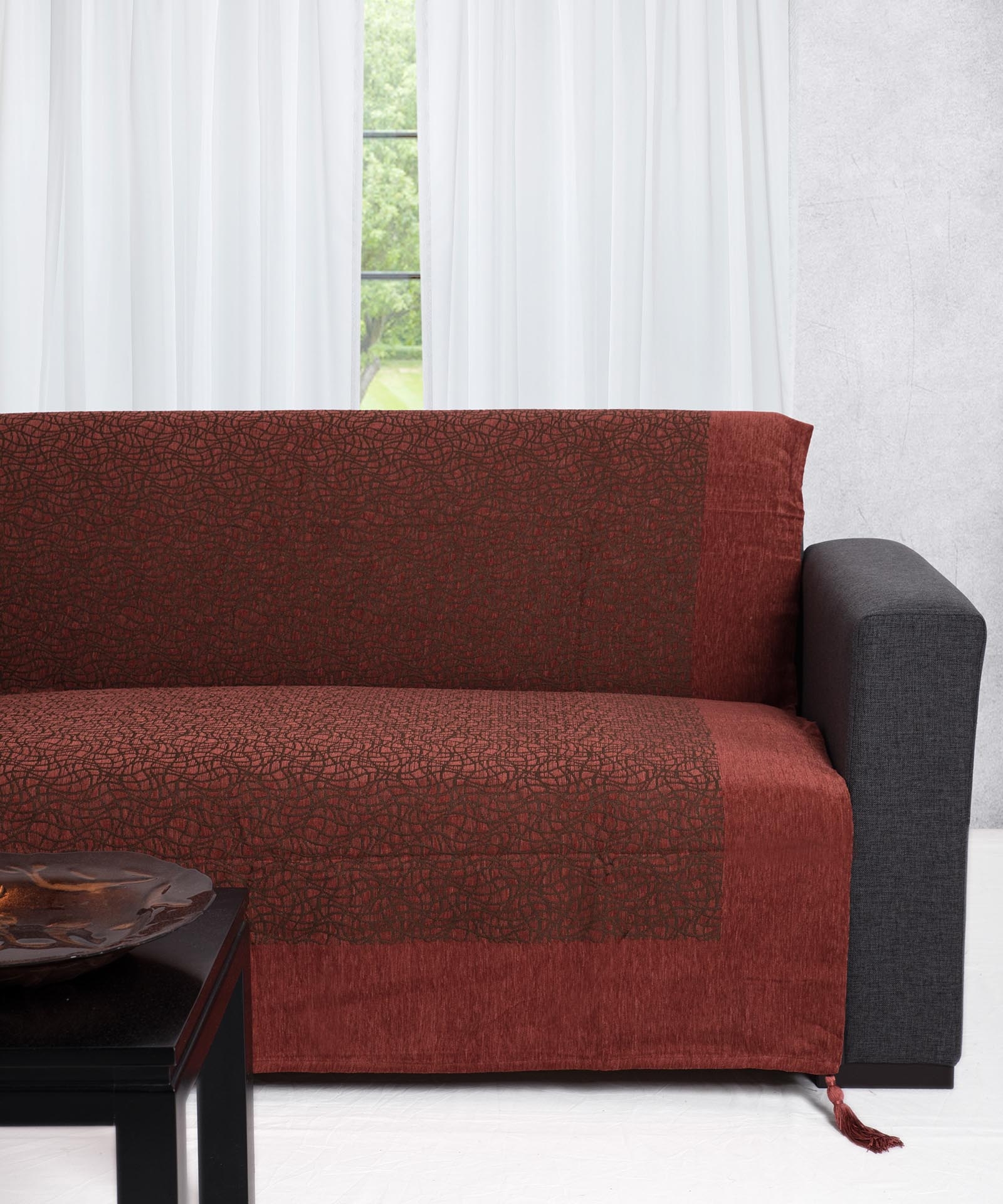 ΡΙΧΤΑΡΙΑ 8091 (180cm x 180cm / 180cm  x 250cm / 180cm x 300cm) κεραμιδί