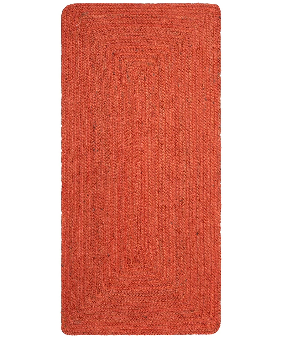 Χαλί γιούτα 1717 (70cm x 160cm) teracotta