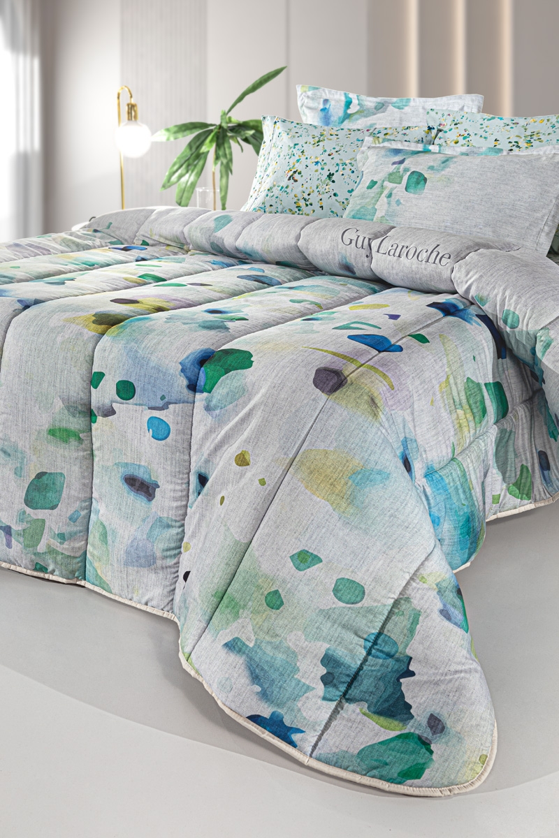 Παπλωματοθήκη Carmel Mint Suede 