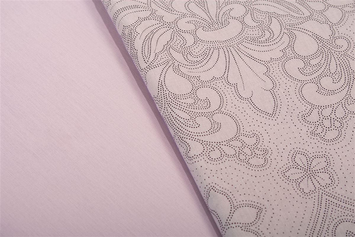 Σεντόνια Εμπριμέ Σετ 4 τεμ Άρτεμις 706 220X240 Light Purple 100% Cotton