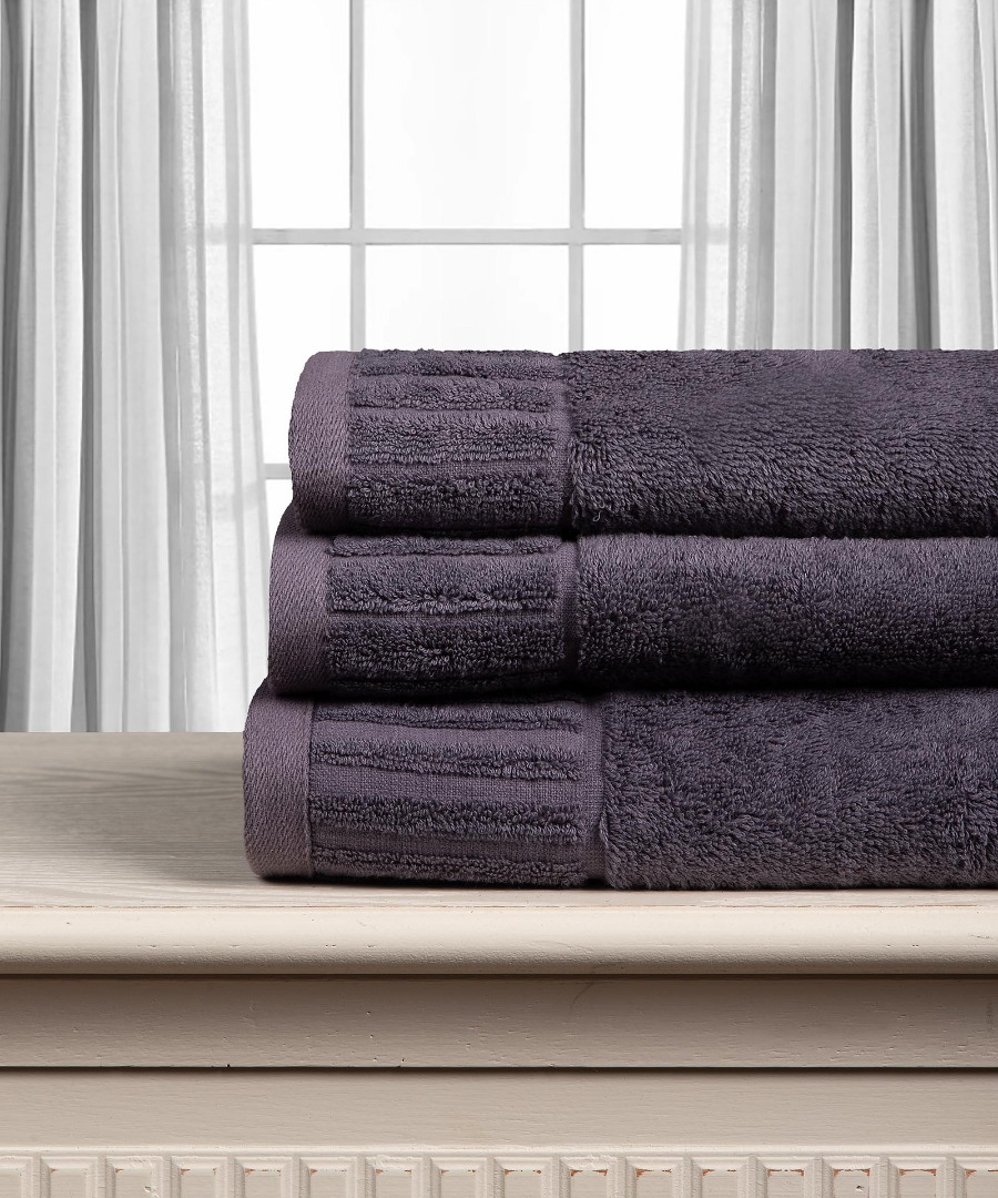 Βαμβακερή πετσέτα ΜΕΛΩΔΙΑ 600gsm (75cm x 150cm) grey