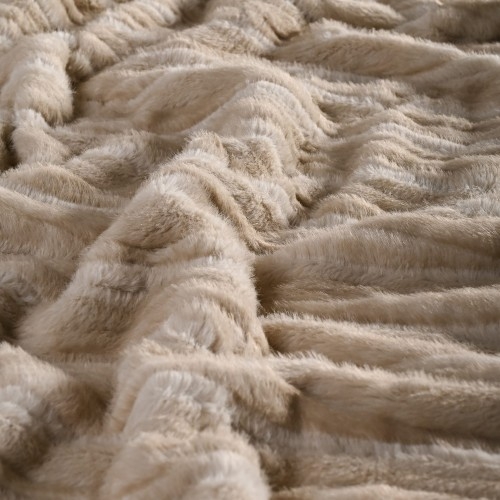 Διακοσμητικό Ριχτάρι Tiger  02 Beige - 130 x 170 cm