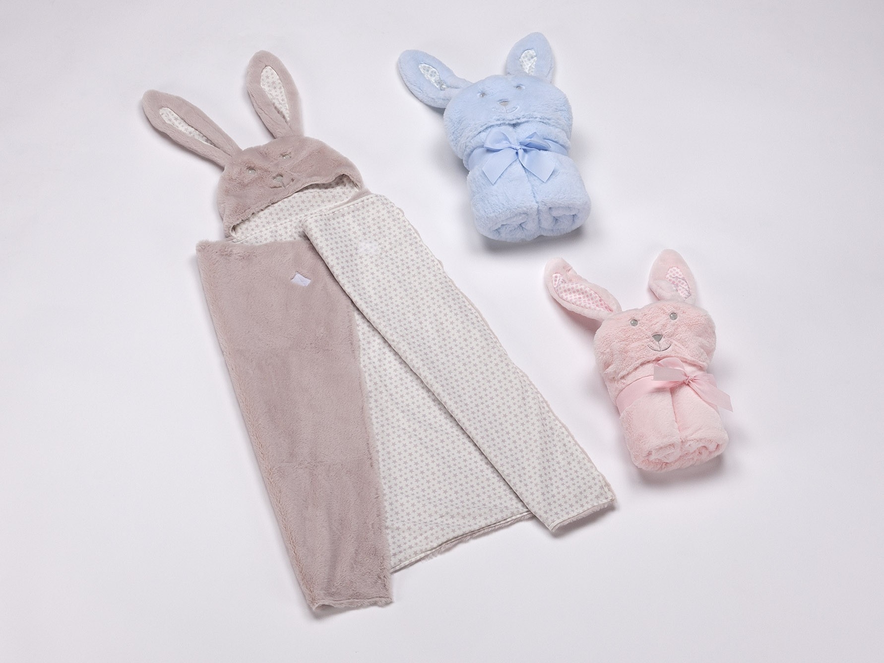 Κουβέρτα Pompon Rabbit 75Χ95cm Ροζ MORA
