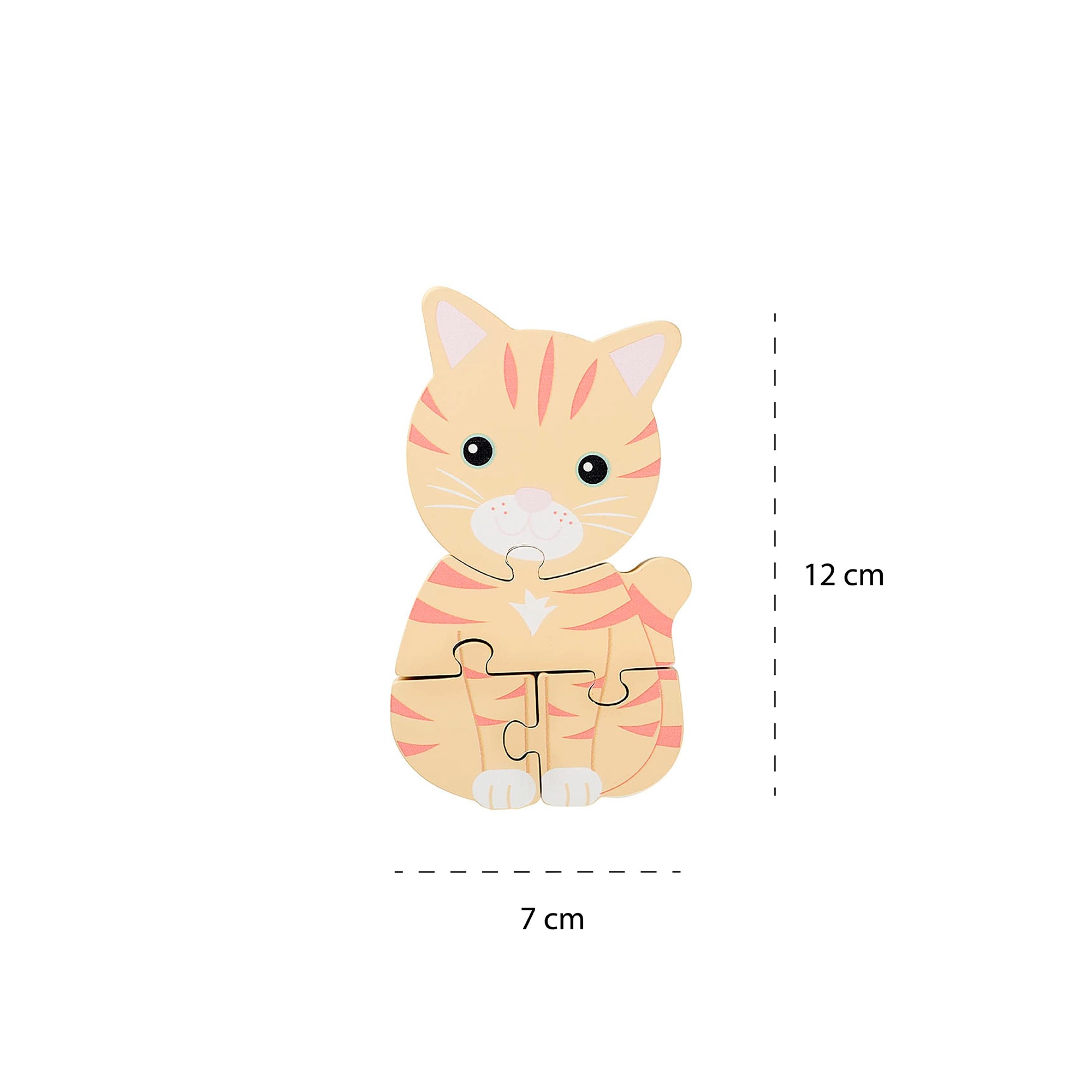 Μικρό Παζλ Γάτα Animals Orange Tree Toys