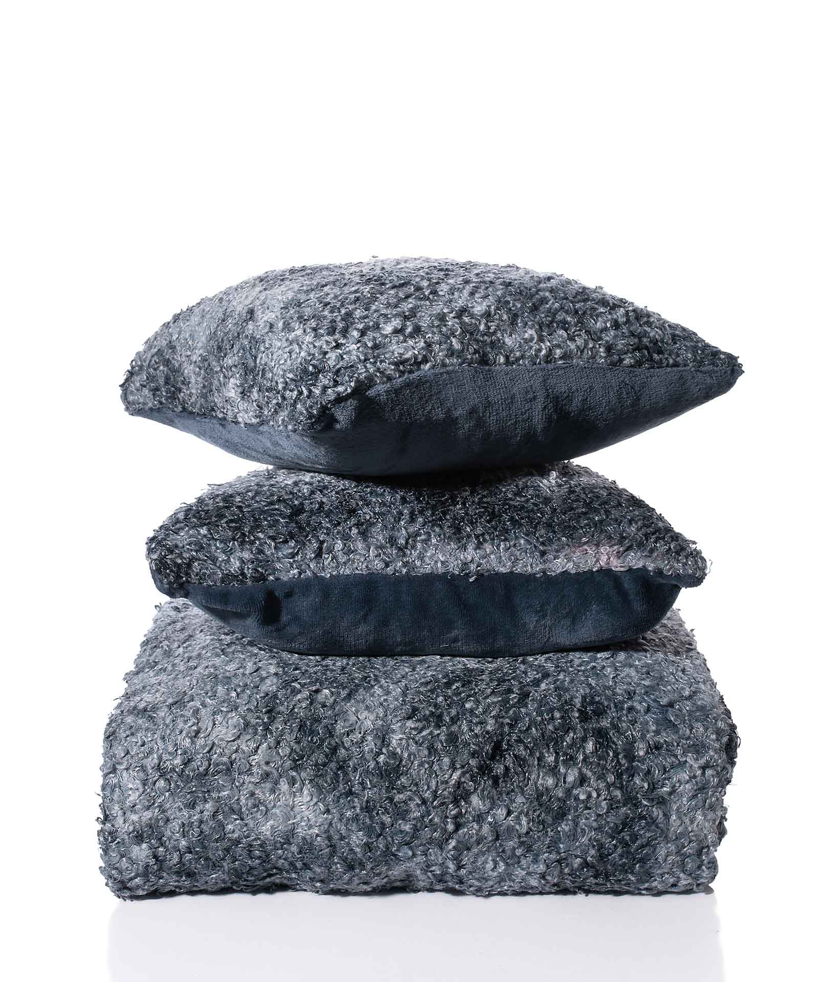 ΡΙΧΤΑΡΙΑ astrakan (180cm x 250cm) γκρί