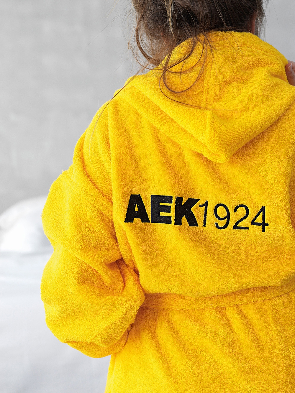 Μπουρνούζι AEK 1924 Adults 100% Βαμβάκι 420gsm – X-Large