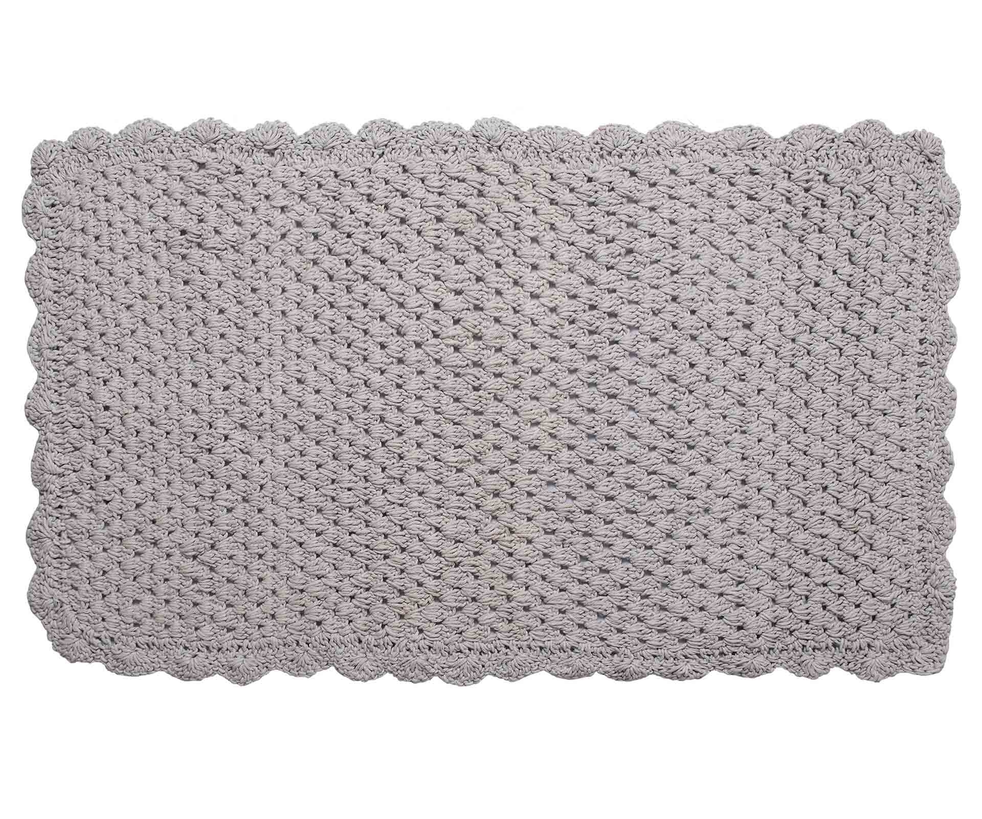 ΠΑΤΑΚΙΑ πλεκτό (70cm x 140cm) γκρί