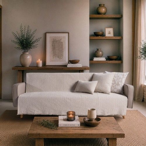 Ριχτάρι Joliet 01 Ivory Pearl - Τριθέσιο 180x300cm