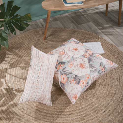 Μαξιλαροθήκη Elda- Novelda - 65x65cm δαπέδου με γέμιση 