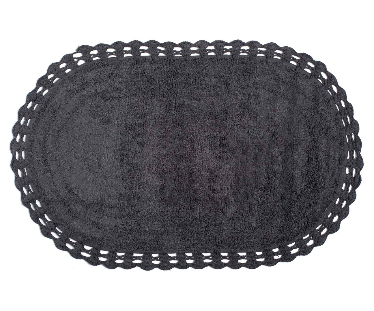 ΠΑΤΑΚΙ OVAL (60CM X 100CM) ΣΚΟΥΡΟ ΓΚΡΙ