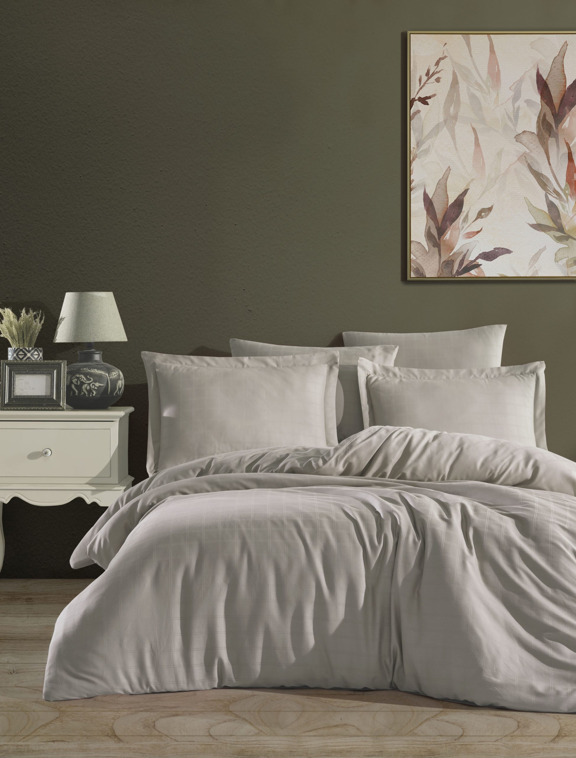 ΝΕΧΤ 3218 ΣΕΤ ΠΑΠΛΩΜΑ 100%CΟΤ SΑΤΙΝ SQUΑRΕ 220Χ240 4ΤΕΜ