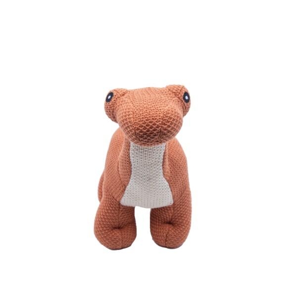 Λούτρινος Καφέ Δεινόσαυρος 25cm - CUTE
