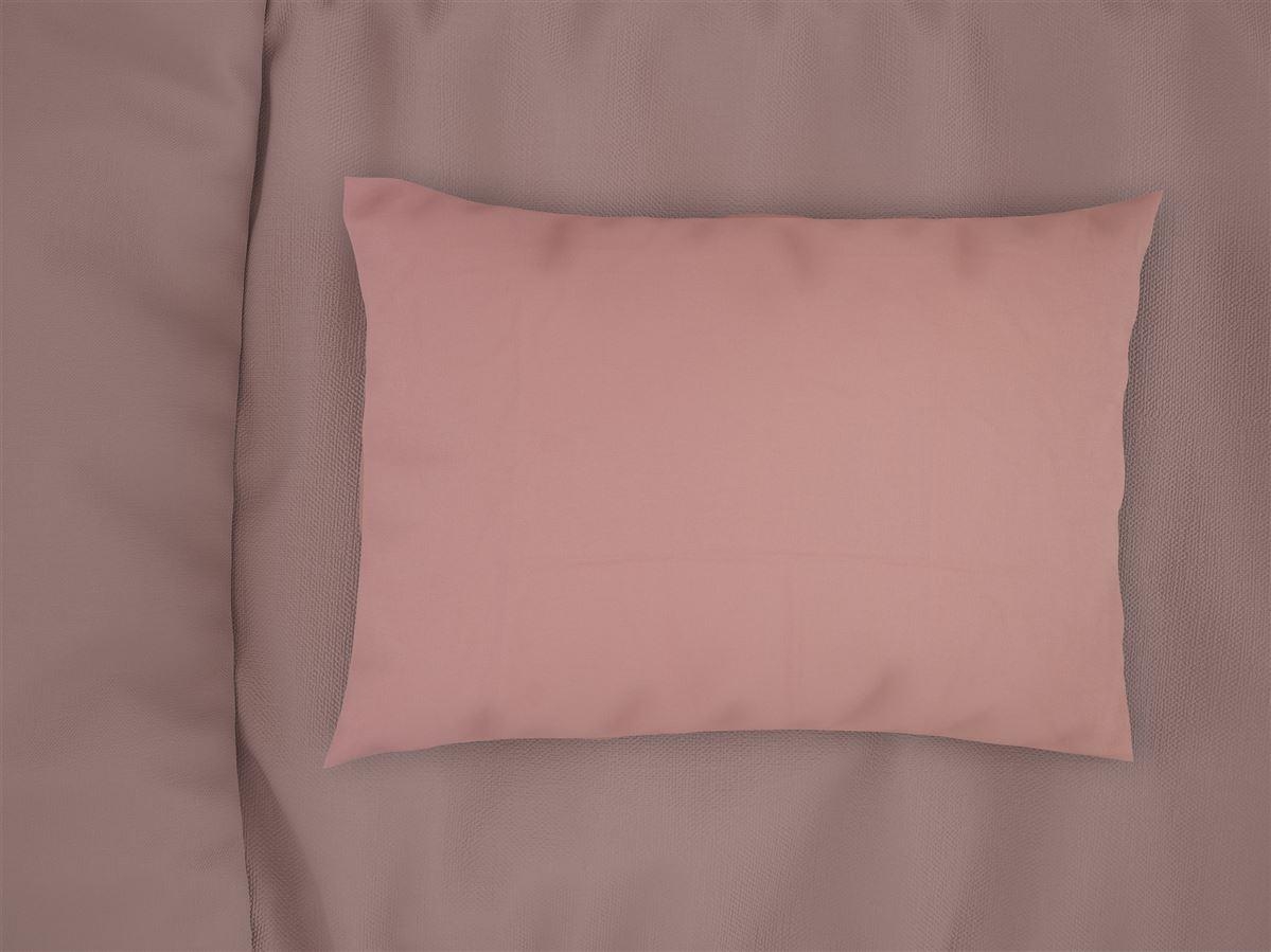 Μαξιλαροθήκη bebe Solid 503 35X45 Dusty Rose 100% Cotton