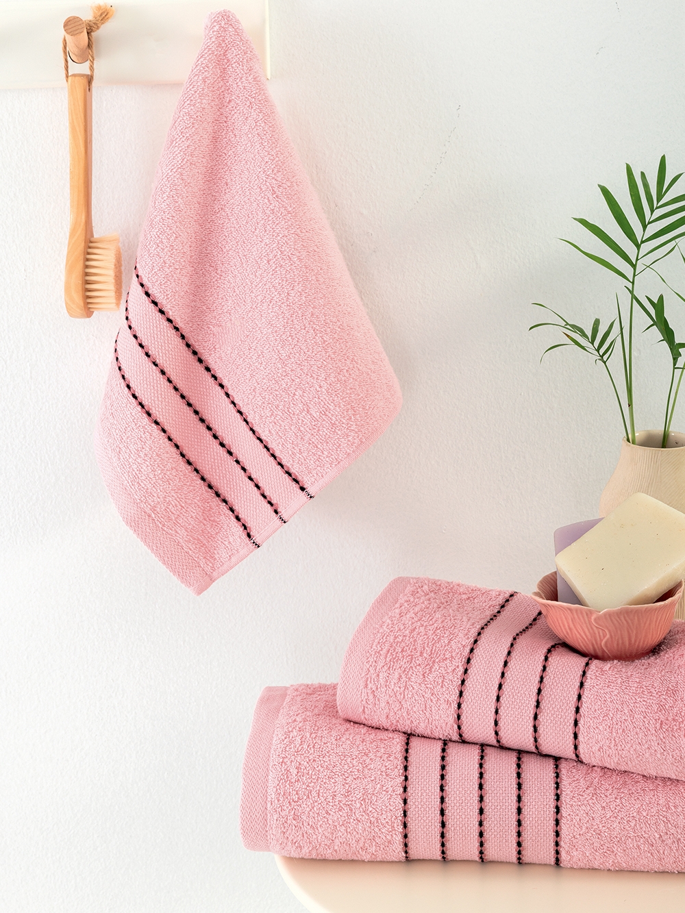 Σετ Πετσέτες (30X50, 50X90, 70X140) JUDY PINK