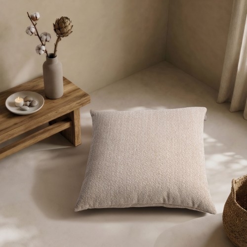 Μαξιλαροθήκη  Dayton 02 Beige - 65x65cm δαπέδου με γέμιση 