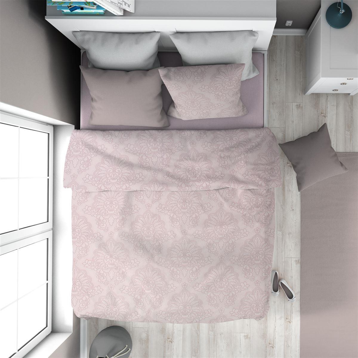 Πάπλωμα Εμπριμέ Άρτεμις 706 160X240 Light Purple 100% Cotton