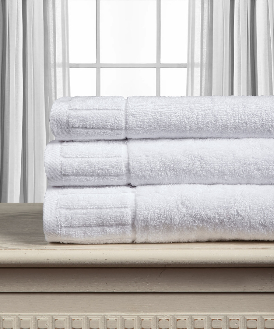 Βαμβακερή πετσέτα ΜΕΛΩΔΙΑ 600gsm (50cm x 100cm) white