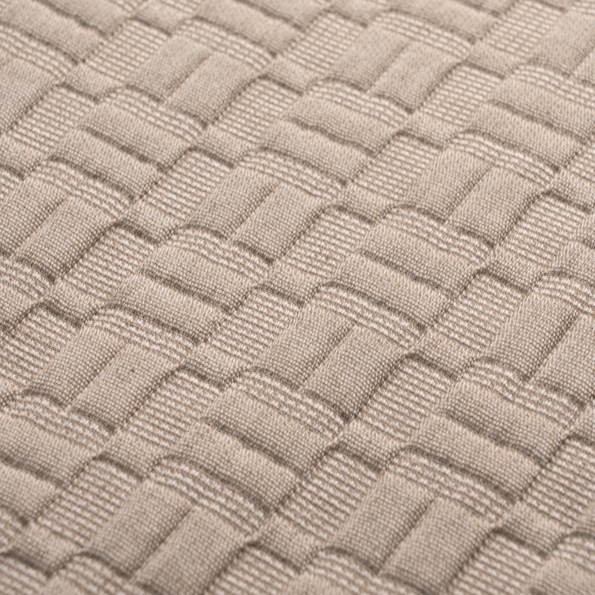 Κουβέρτα Ζακάρ Υπέρδιπλη Matlasse Romvia 230x270 cm Beige