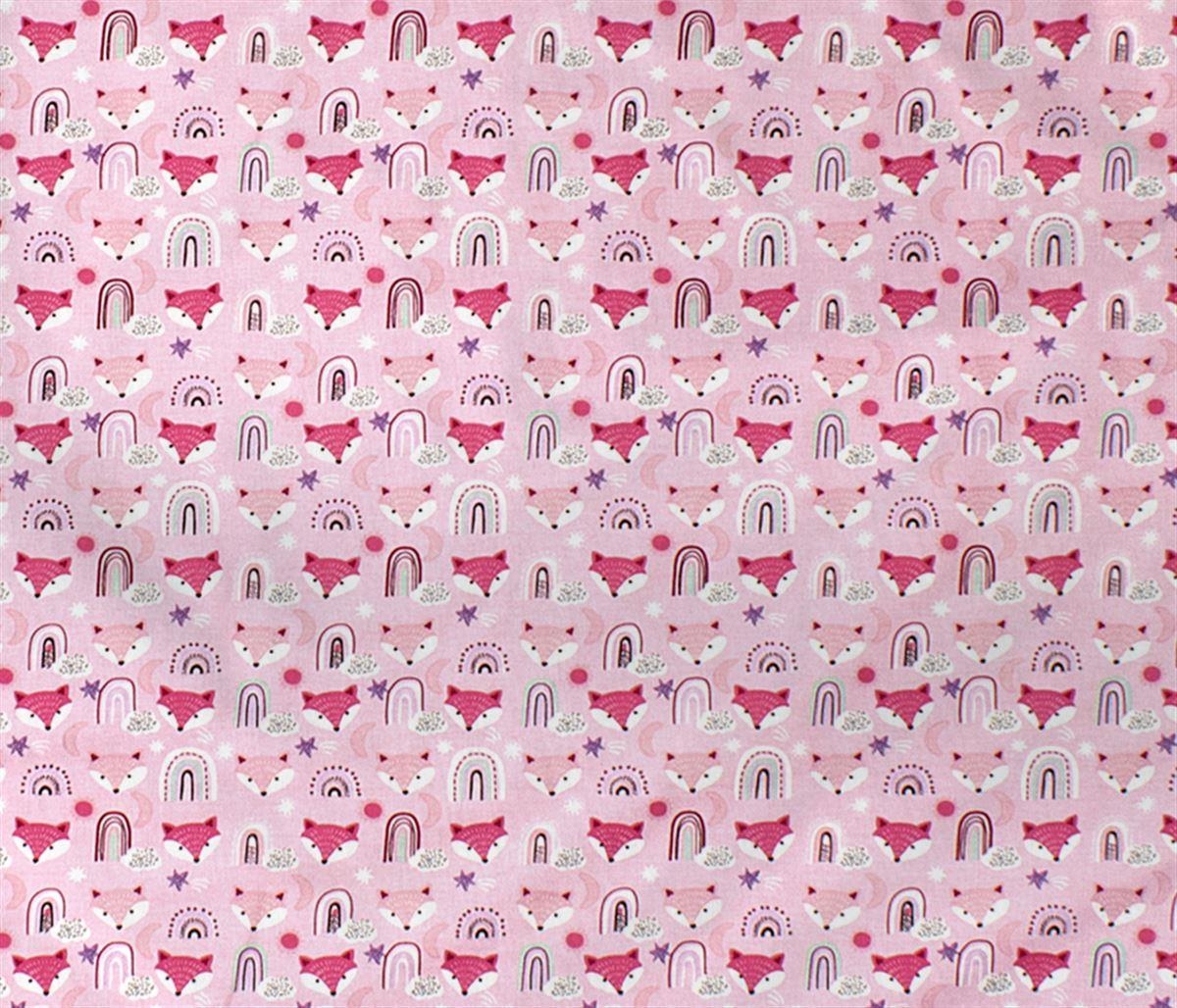 ΣΕΝΤΟΝΑΚΙ ΛΙΚΝΟΥ bebe Fox 525 80X110 Pink 100% Cotton