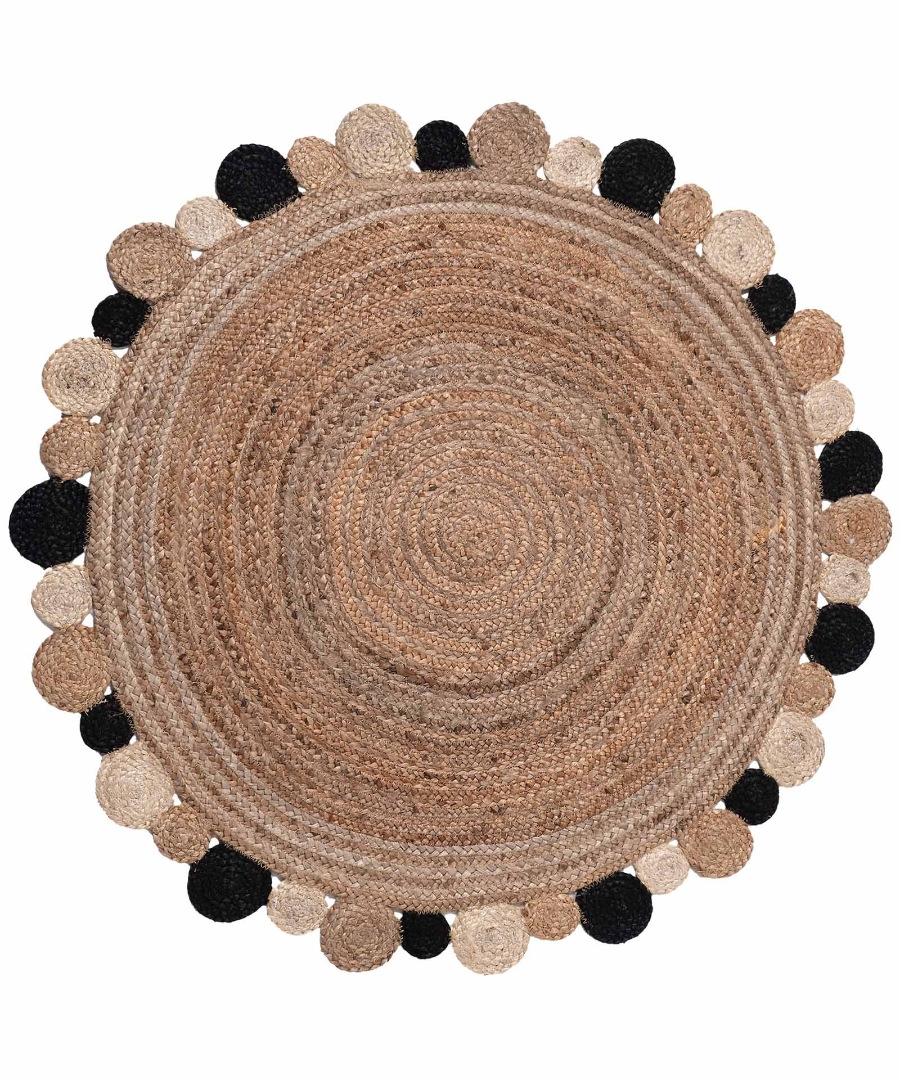 Χαλί γιούτα 1731 (120cm) black