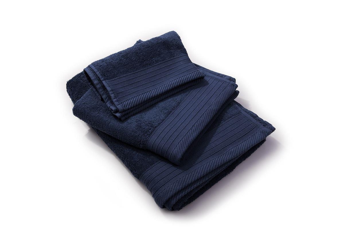 Πετσέτα Πενιέ 500 gr/m² 50X100 Navy Blue 100% Cotton