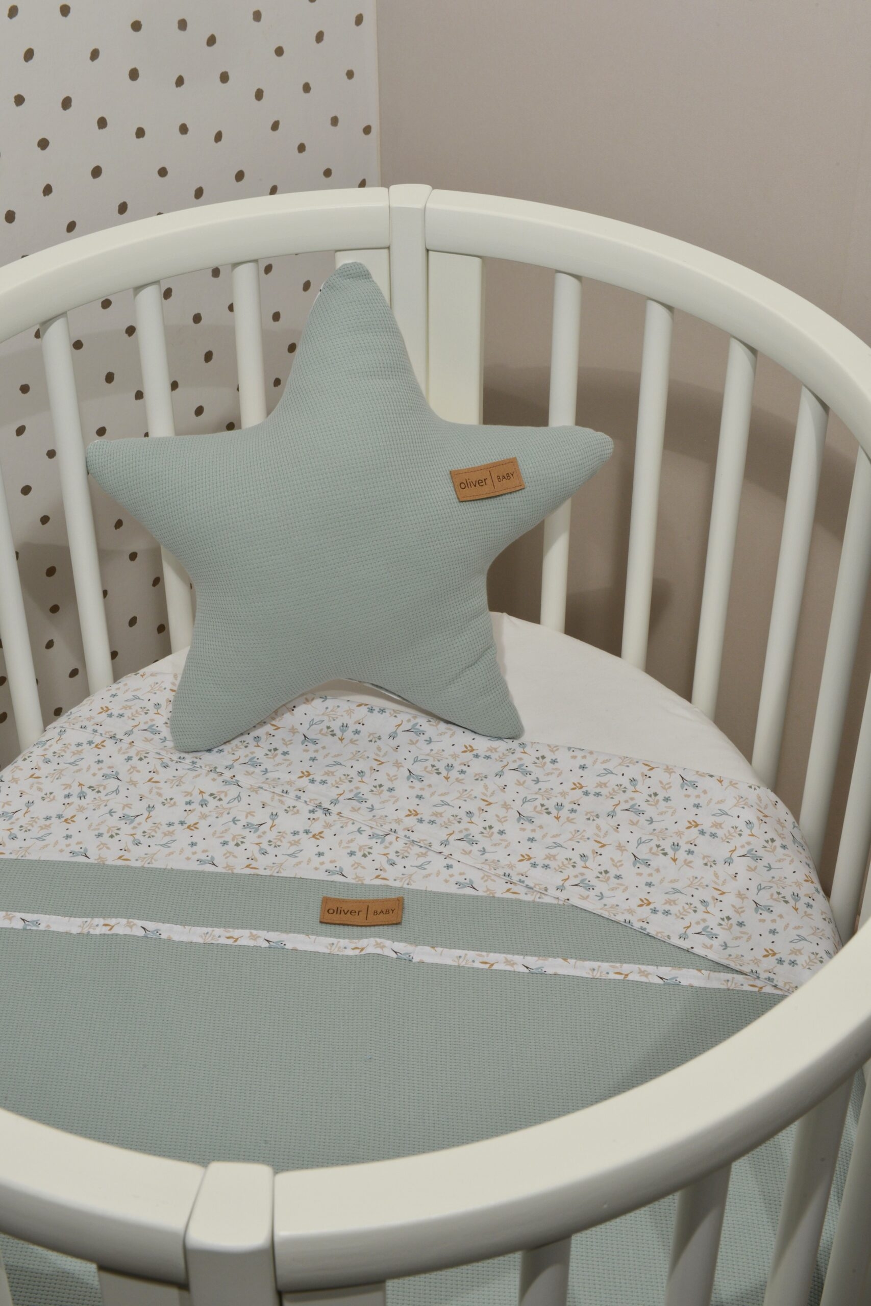 Καλοκαιρινή Κουβέρτα Διπλής Όψης 75x95cm Design 403 Oliver Baby