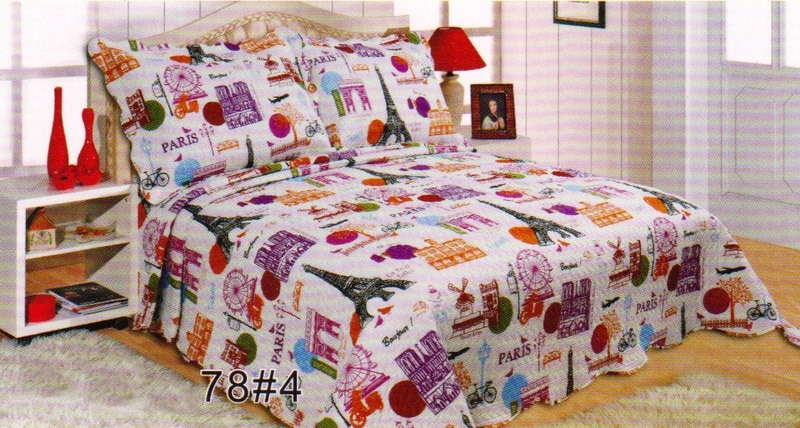 ΚΟΥΒΕΡΛΙ σετ (220cm x 240cm + 2 x 50cm x 70cm) W64578#4