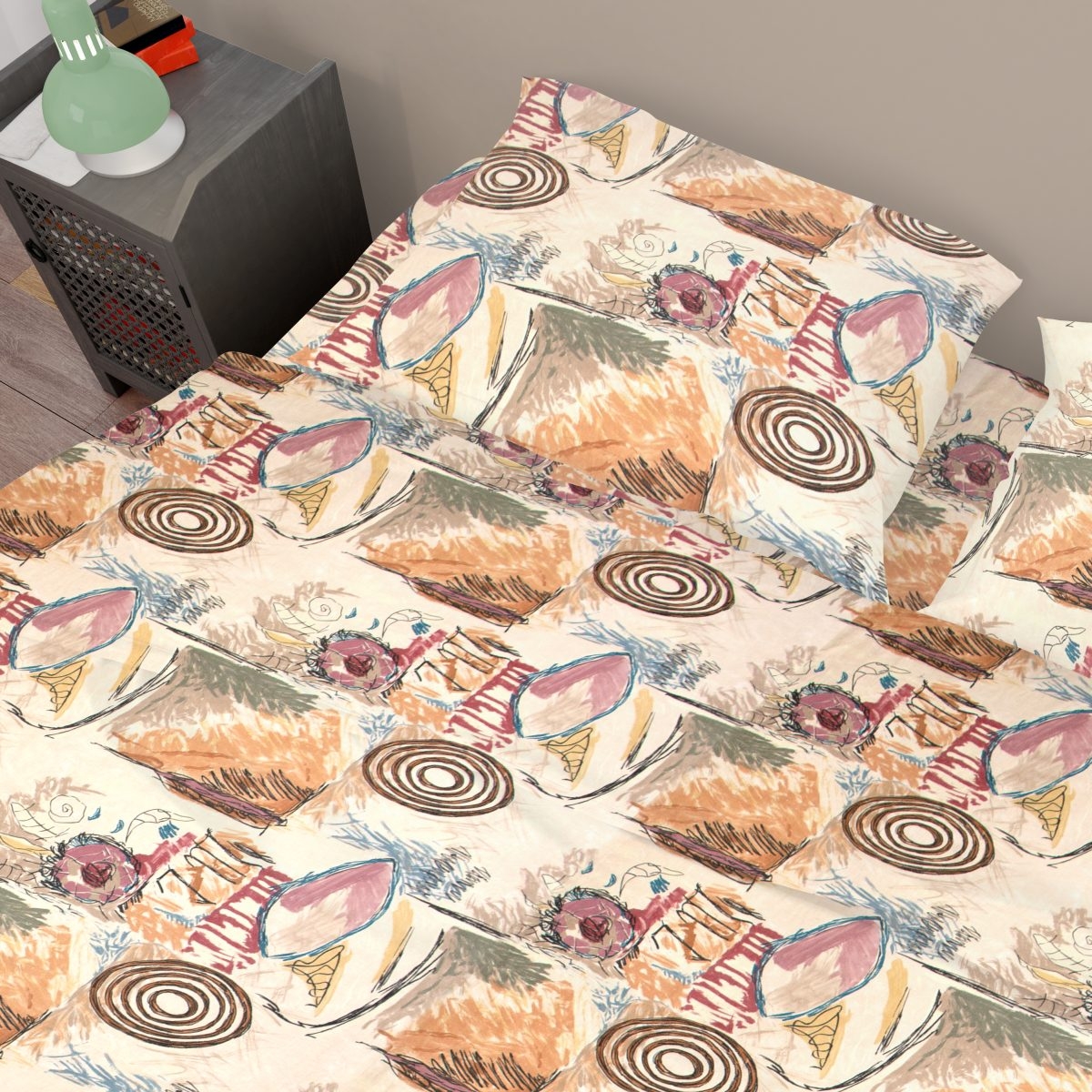 ΣΕΝΤΟΝΙΑ ΕΜΠΡΙΜΕ ΣΕΤ 2 τεμ Μελτέμι 159 160X240 Cotton 100%