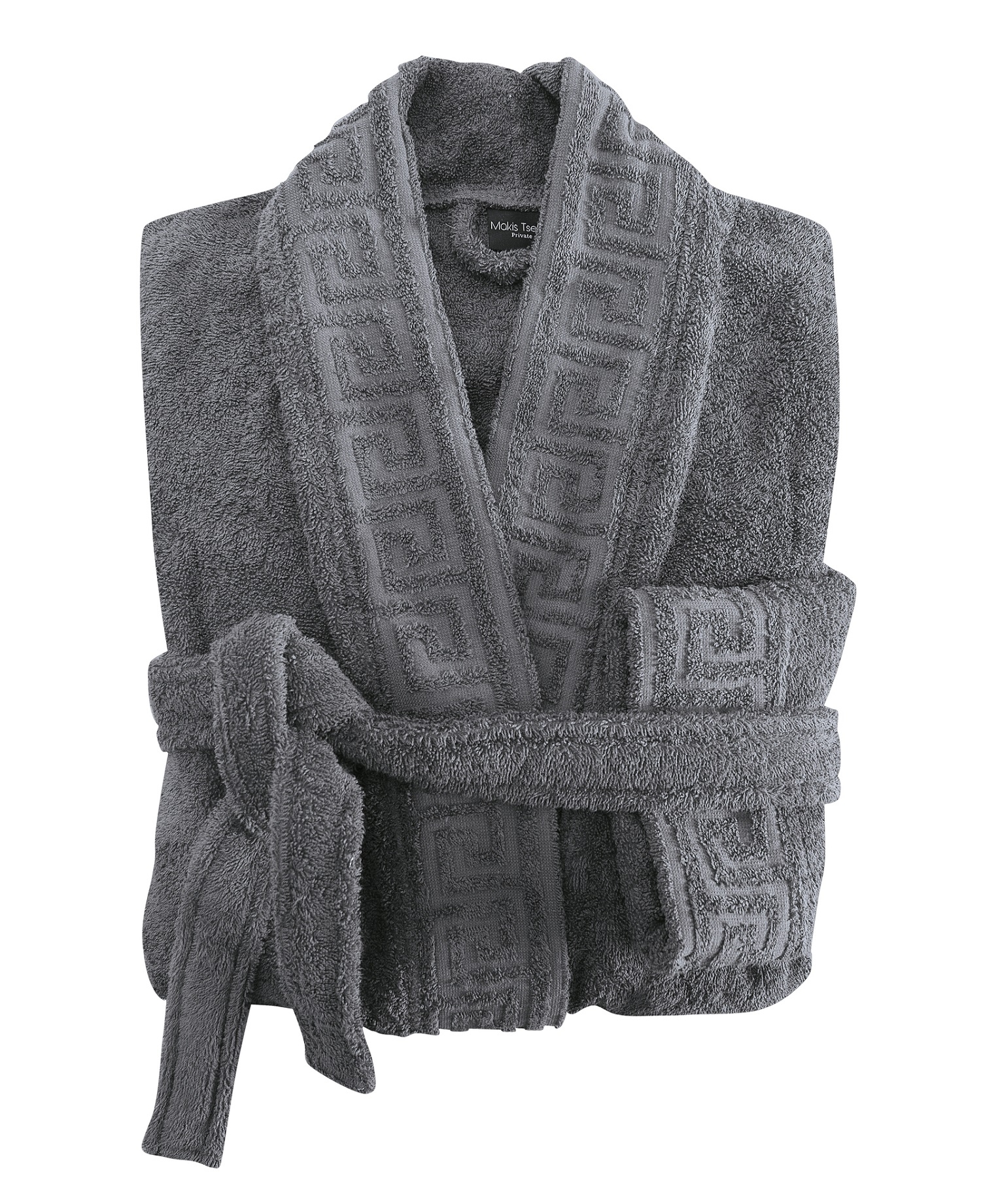 ΜΠΟΥΡΝΟΥΖΙ GREEK1 (GREY) XLARGE 100% COTTON 450gsm