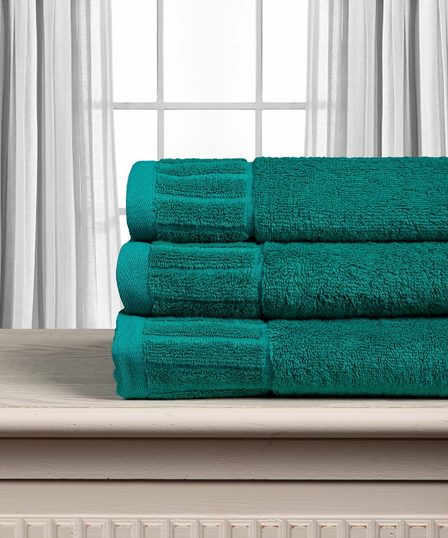 Βαμβακερή πετσέτα ΜΕΛΩΔΙΑ 600gsm (50cm x 100cm) green