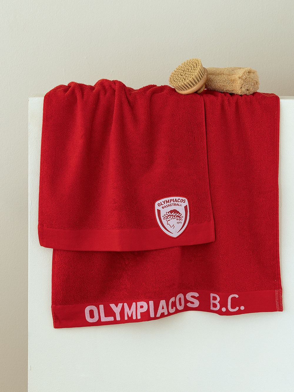 Πετσέτα Προσώπου Olympiacos B.C. 1925 100% Βαμβάκι 50x100 cm