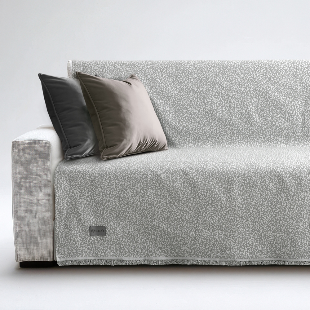 LINO Ριχτάρι Καναπέ Διθέσιο (180x250) Avorio Γκρι