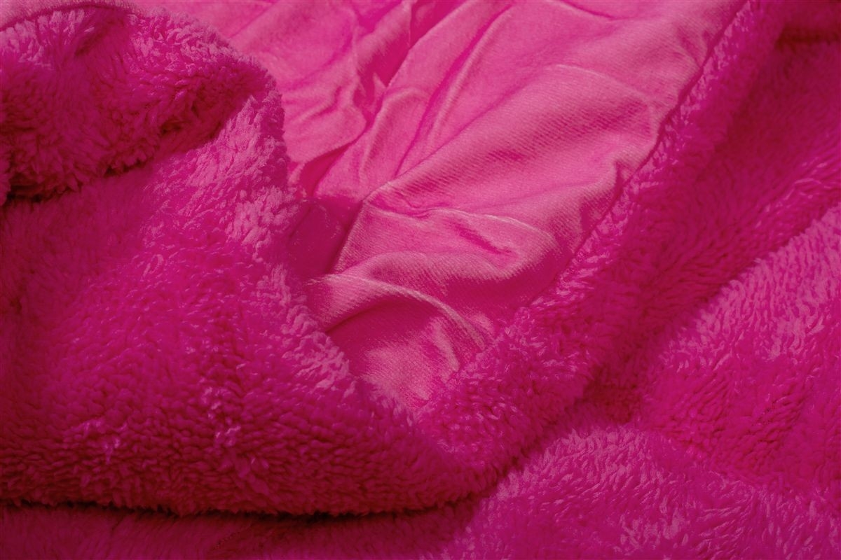 Κουβερτοπάπλωμα Flannel-Sherpa Disney Home Minnie 15 160X250 Fuchsia-Pink 100% Polyester