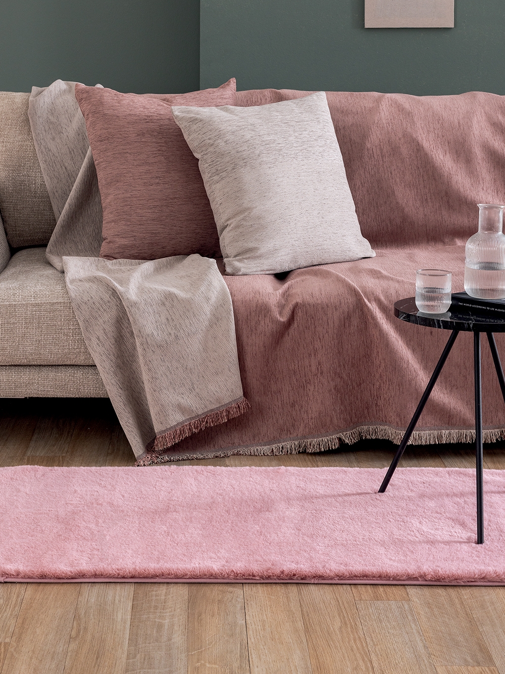 Ταπέτο κρεβατοκάμαρας 60x140 LAGOS PINK