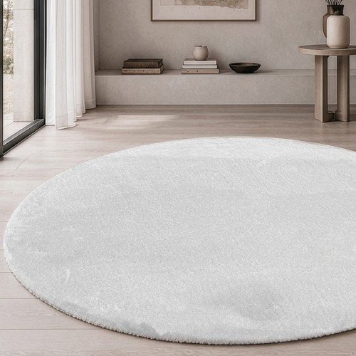 Χαλί Mellow 00 White Ροτόντα - Ροτόντα Φ160 cm