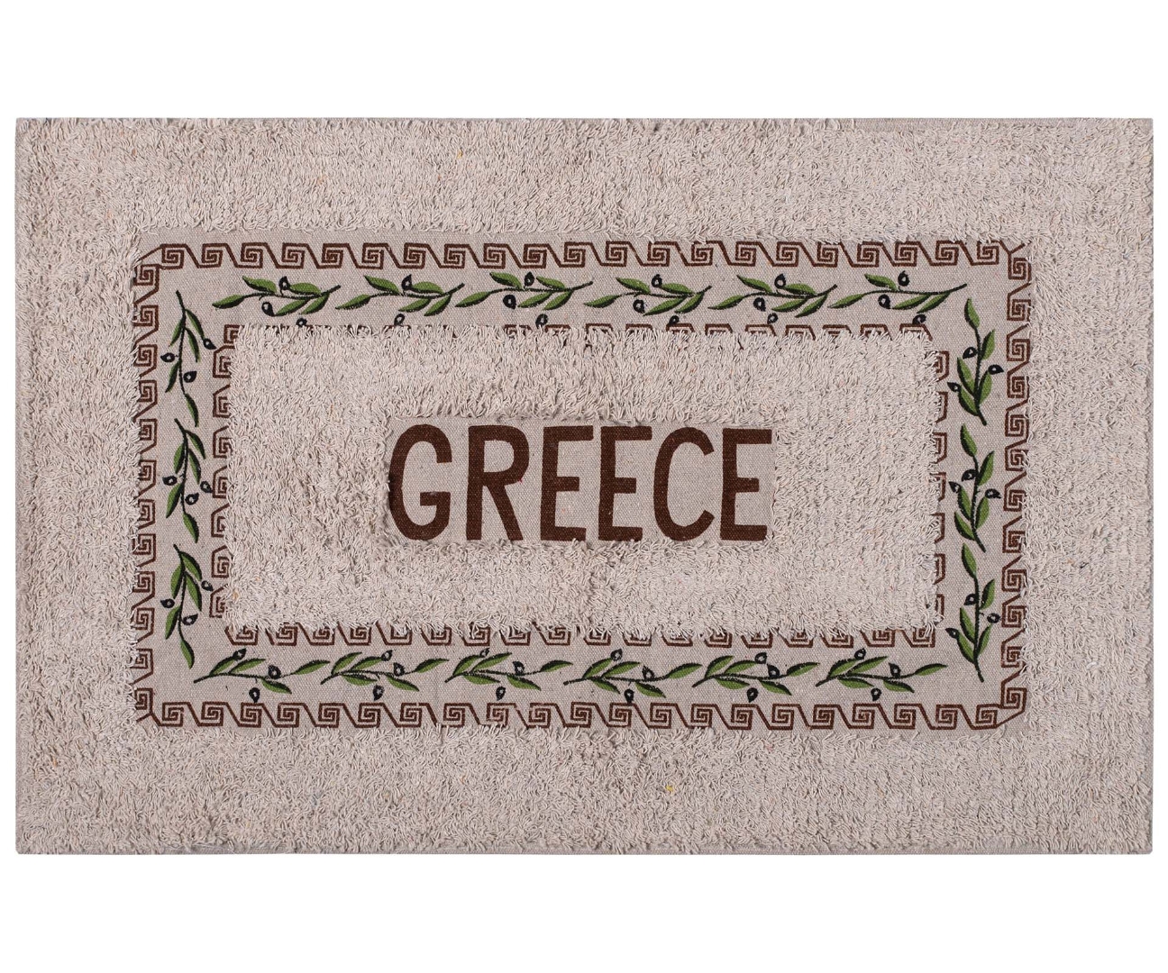 Πατάκι ελιά Greece (40cm x 60cm) καφέ